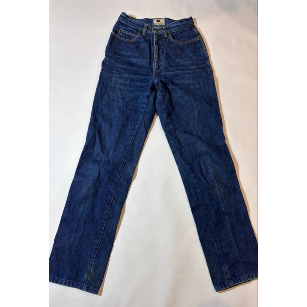 Vintage Calvin Klein Jeans Y2K Straight Leg Blue Denim Made USA Style Minimal 7